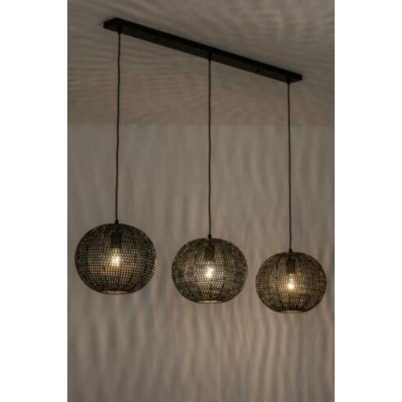 grote industriele 130cm bol hanglamp eettafel tafel bar lamp