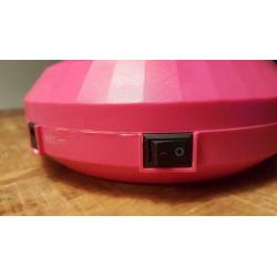 Roze ronddraaiende discobol