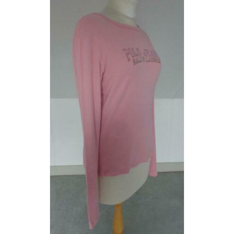 RALPH LAUREN POLO JEANS longsleeve mt. XS roze