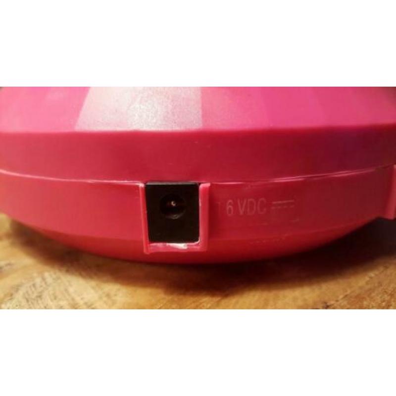 Roze ronddraaiende discobol