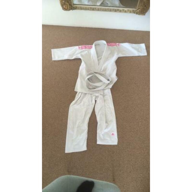 Judo pak 150cm Adidas roze