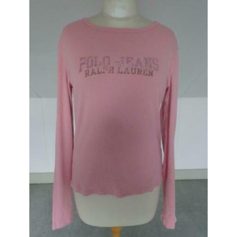 RALPH LAUREN POLO JEANS longsleeve mt. XS roze