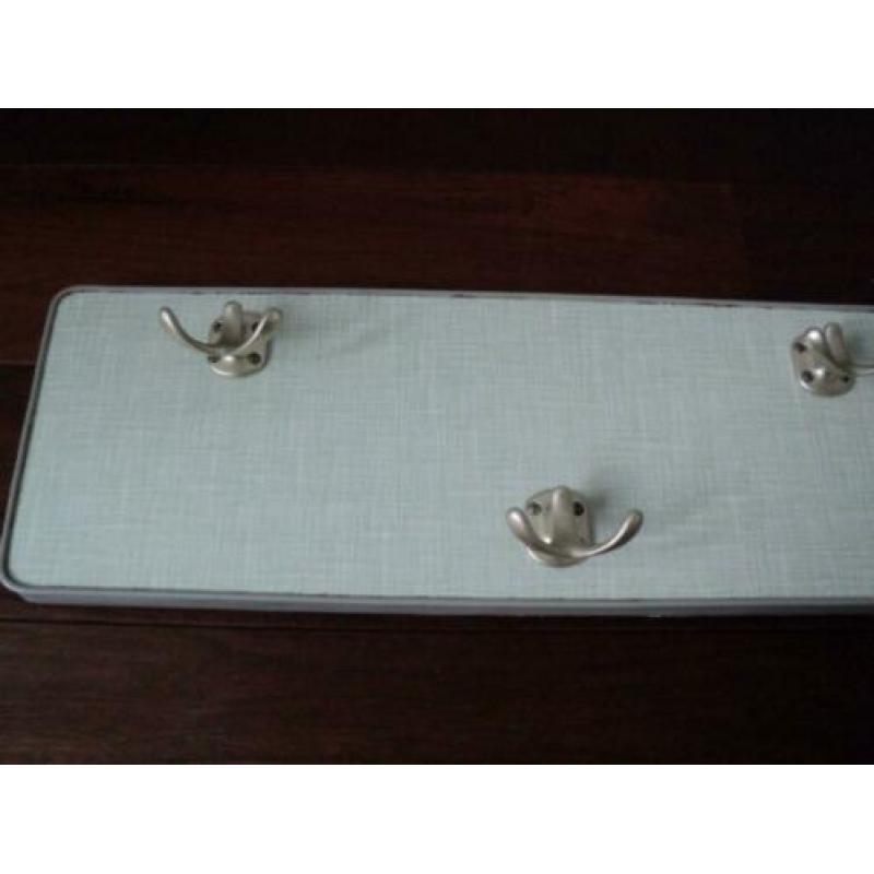 Unieke mooie retro Formica kapstok jaren 50