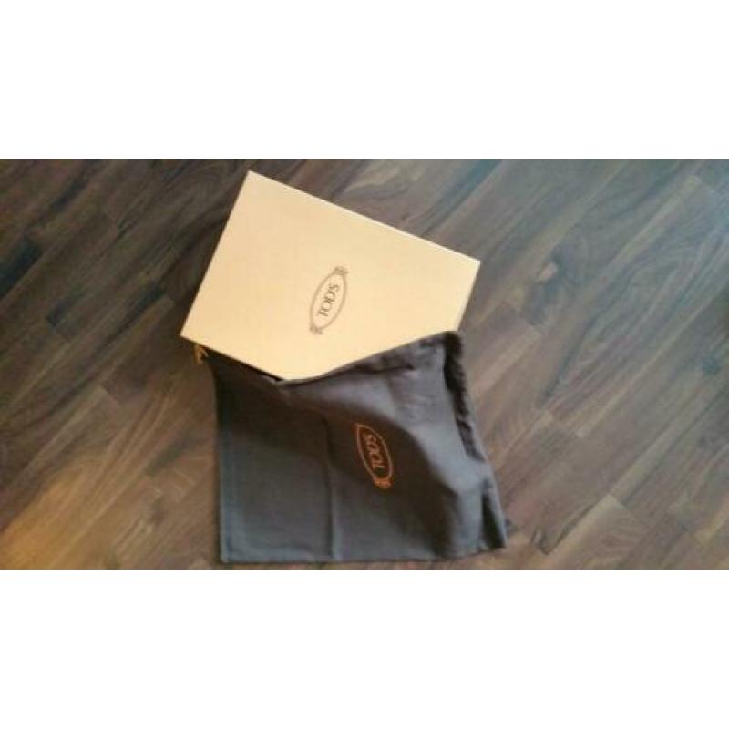 Tod's slippers met hoge hak beige maat 40 ALS NIEUW