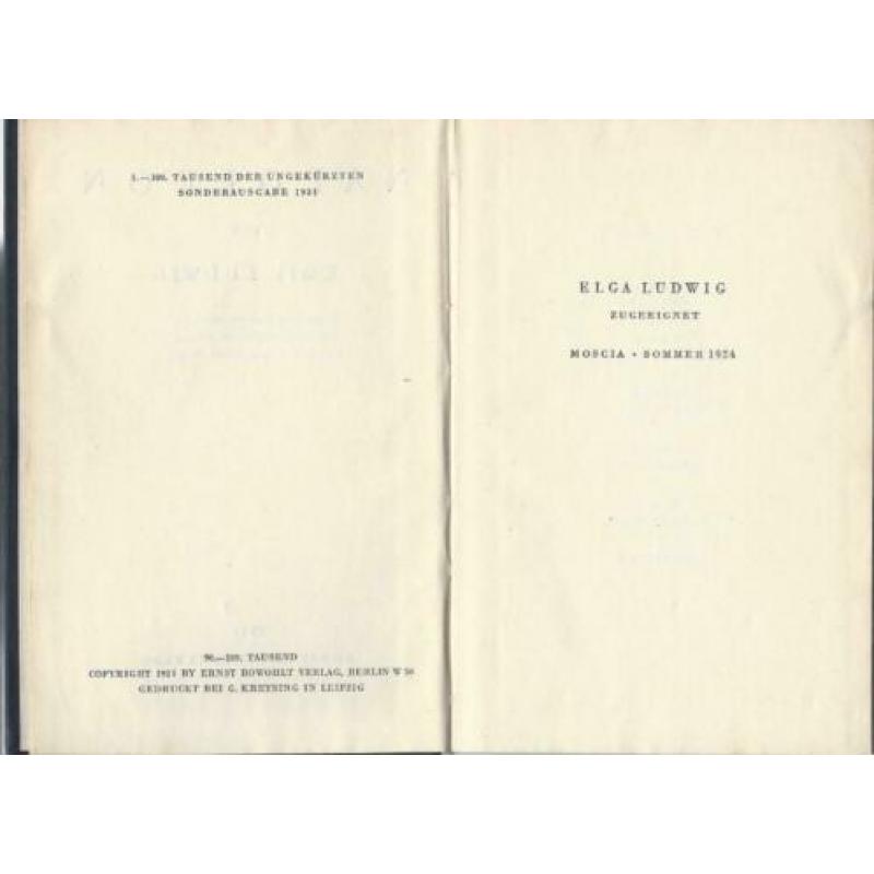 NAPOLEON-roman over zijn leven-DL 1 t/m 5 :Emil Ludwig 1931