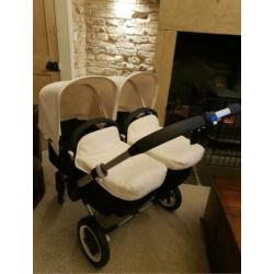 Te koop: bugaboo Donkey twin off white