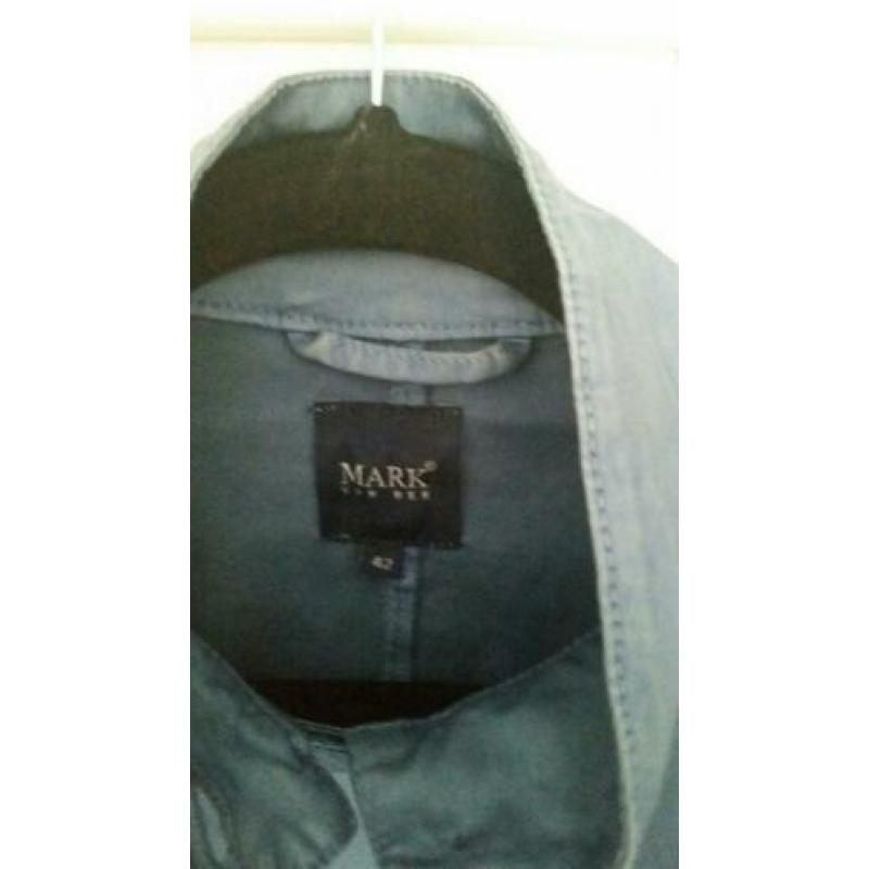 vder MARK JASJE Schitterend( jeans )blauwe kleur 42