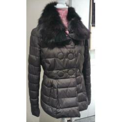SILVIAN HEACH Bruine winterjas winter jas ZGAN M/L 38/42.