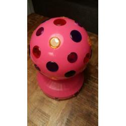 Roze ronddraaiende discobol