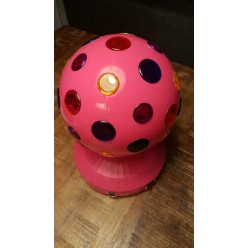 Roze ronddraaiende discobol