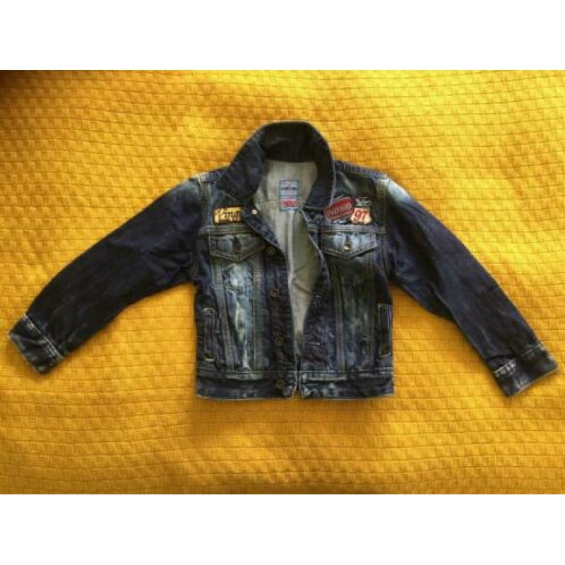 ==Nieuw== Vingino spijkerjas jeans jas maat 110 (maat 5)