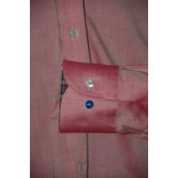 NIEUW TOMMY HILFIGER overhemd, shirt, oud roze, Mt. 40