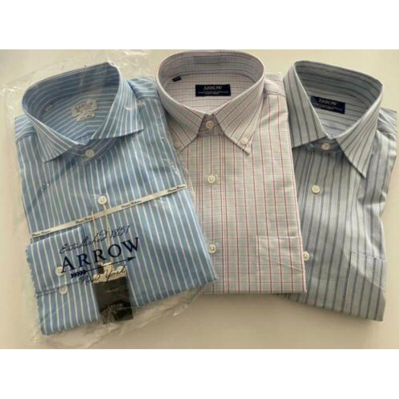3 x Arrow Dresshirts Maat 41 Regular Fit! (gratis verzenden)