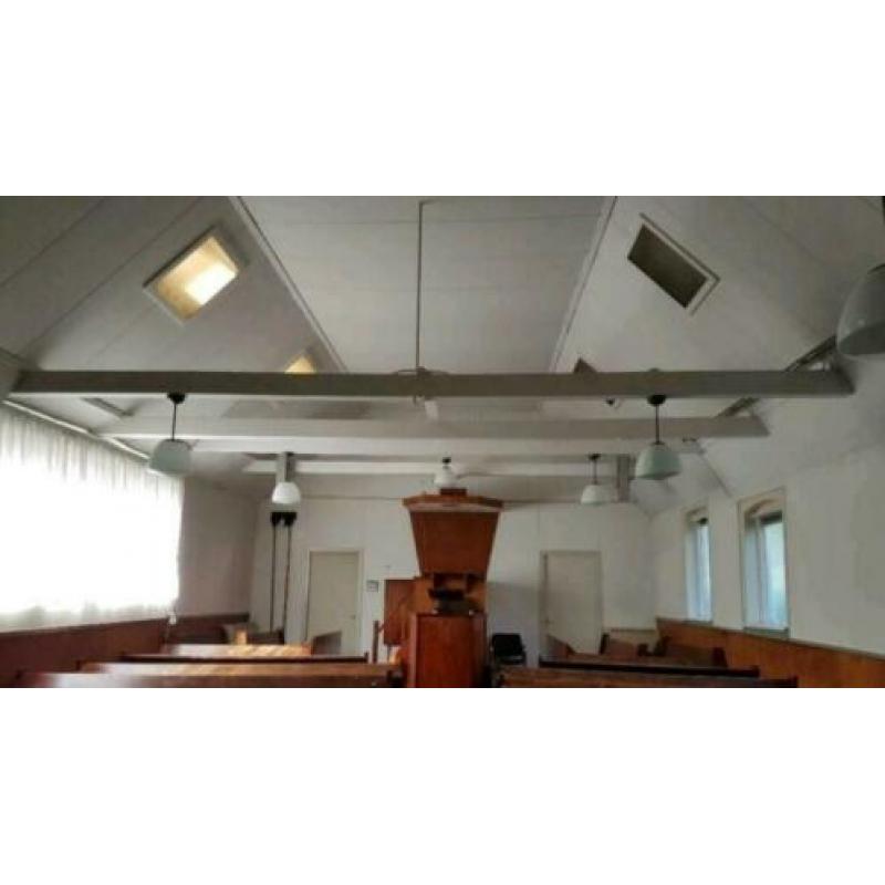 7 + 1 Giso (?) kerklampen, mid century pendant light