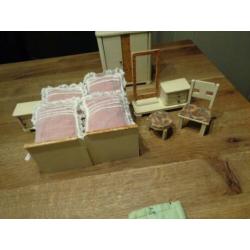Antieke Poppenhuis slaapkamer omstreeks 1930/nr.294