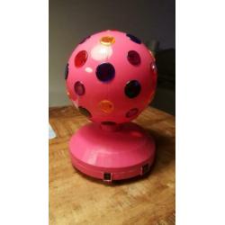 Roze ronddraaiende discobol
