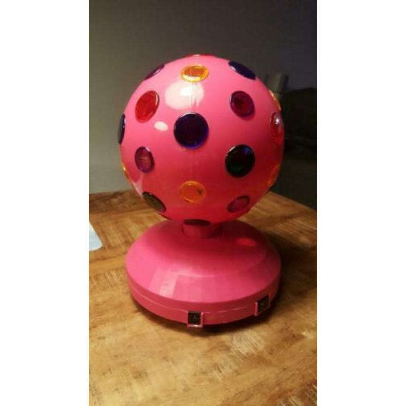 Roze ronddraaiende discobol