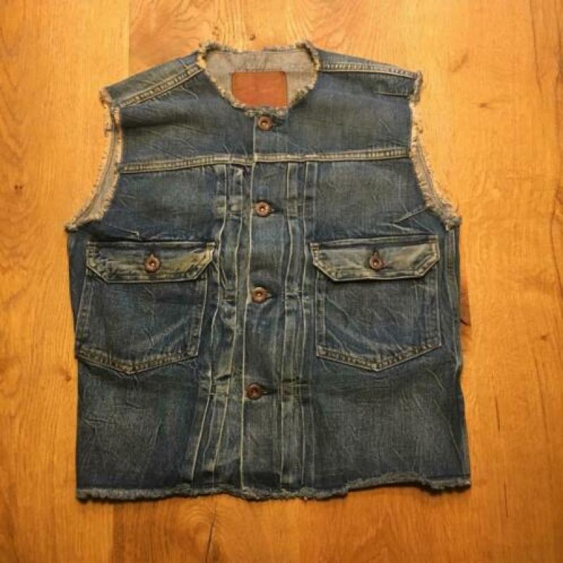 LVC Levi’s Vintage Clothing Denim Selvedge Waistcoat type 2
