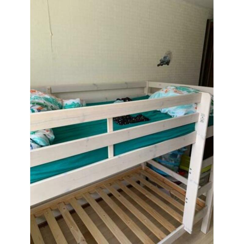 Stapelbed voor kinderen - houten stapelbed