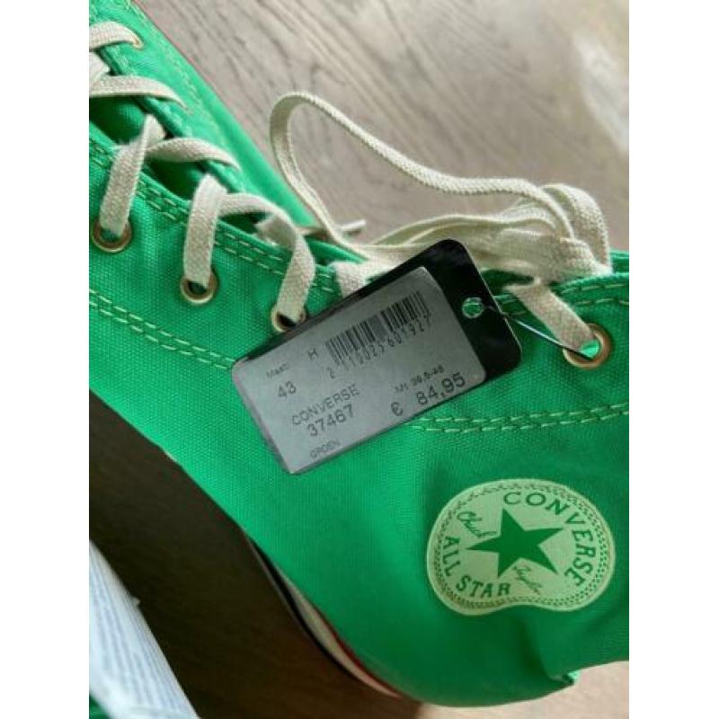 Groene Converse All Stars maat 43