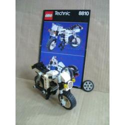 Technisch Lego set 8810 witte motor met boekje