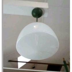 7 + 1 Giso (?) kerklampen, mid century pendant light
