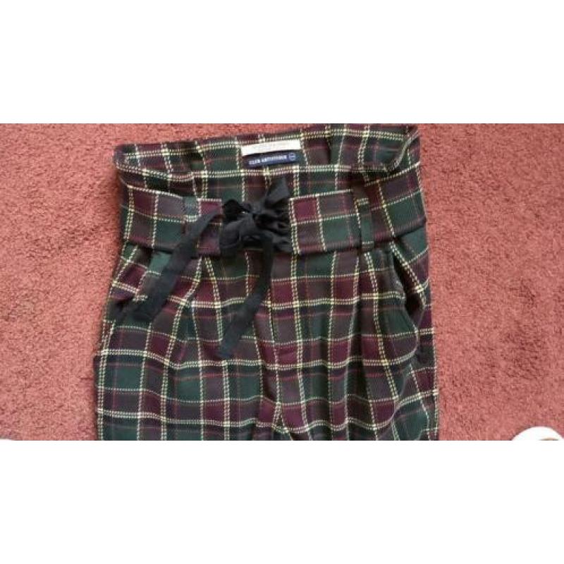 Scotch&Soda Trendy ruiten jongedames/dames broek mt 36