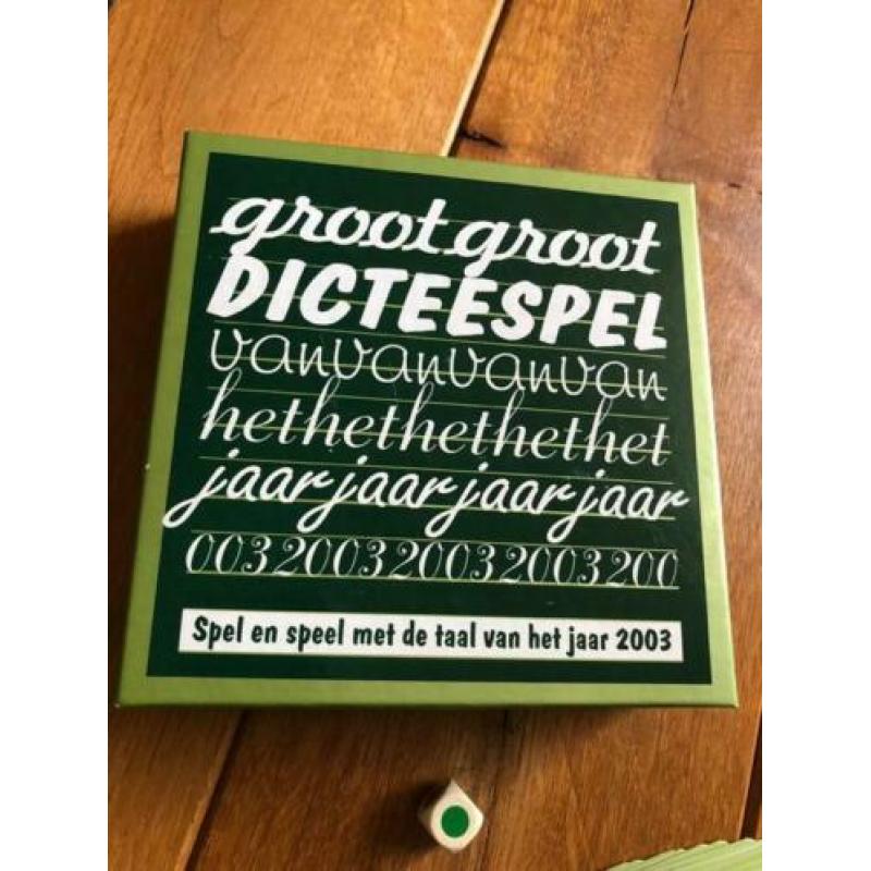 Groot groot dicteespel. Goed als nieuw!
