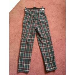 Scotch&Soda Trendy ruiten jongedames/dames broek mt 36