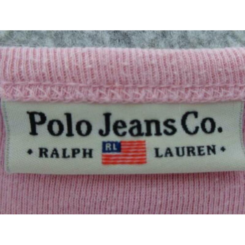 RALPH LAUREN POLO JEANS longsleeve mt. XS roze