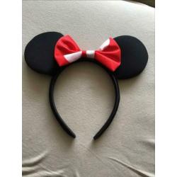 Minnie mouse jurk met haarband/oortjes,maat:110.
