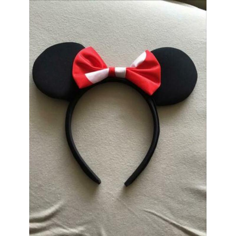 Minnie mouse jurk met haarband/oortjes,maat:110.