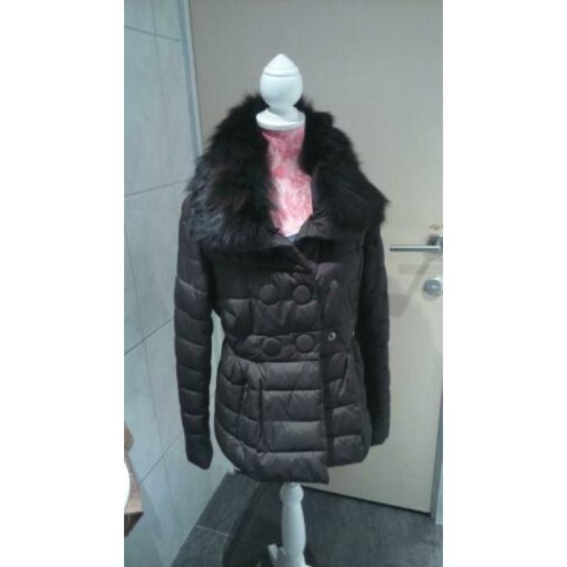 SILVIAN HEACH Bruine winterjas winter jas ZGAN M/L 38/42.
