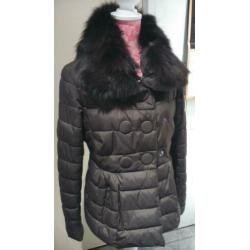 SILVIAN HEACH Bruine winterjas winter jas ZGAN M/L 38/42.