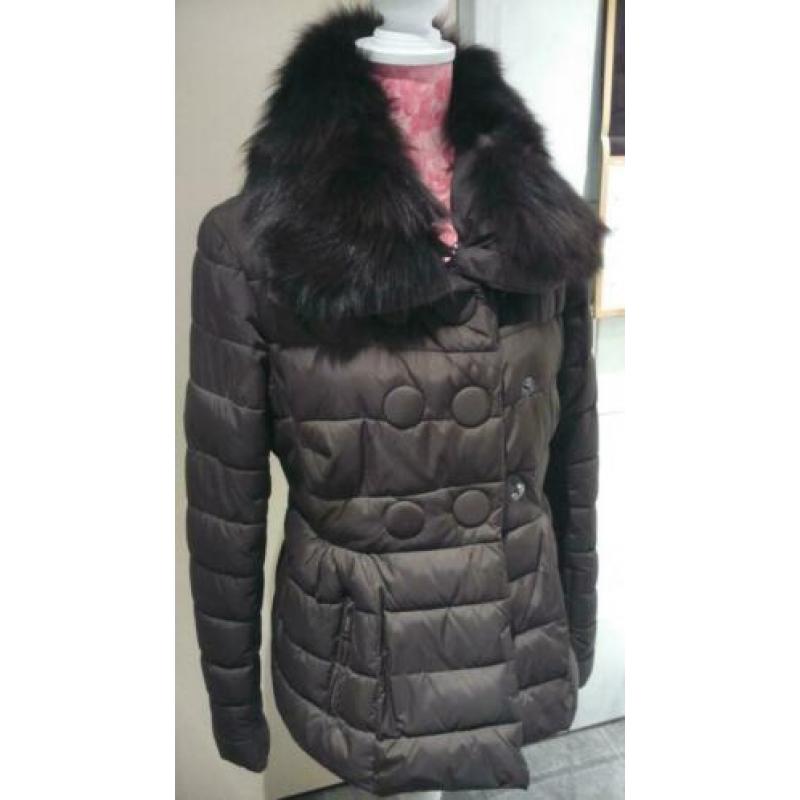 SILVIAN HEACH Bruine winterjas winter jas ZGAN M/L 38/42.