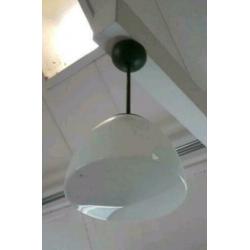 7 + 1 Giso (?) kerklampen, mid century pendant light