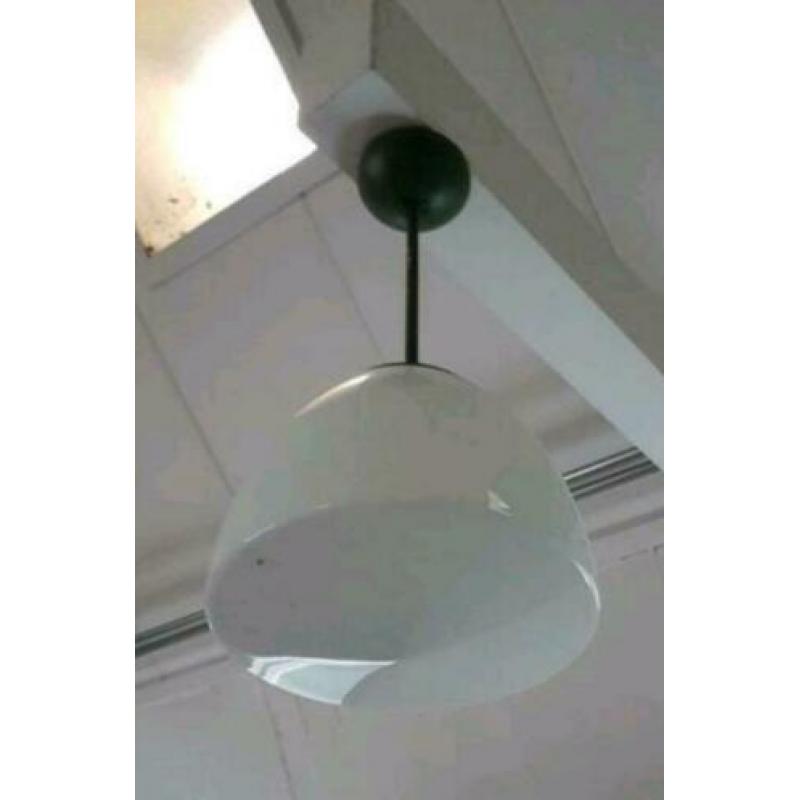 7 + 1 Giso (?) kerklampen, mid century pendant light