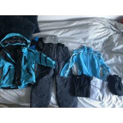 Compleet ski outfit 116/122