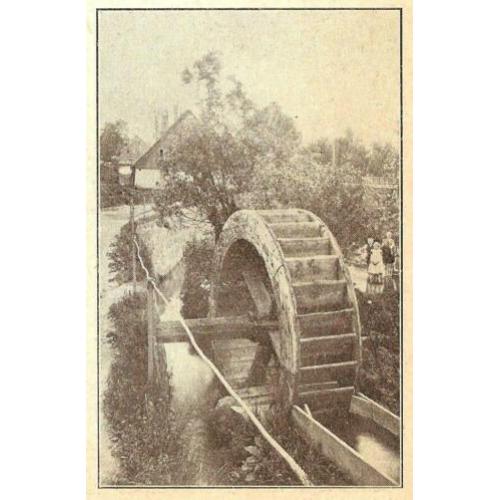 Egypte Palestina Reuzengebergte noria molen knipsel 1928