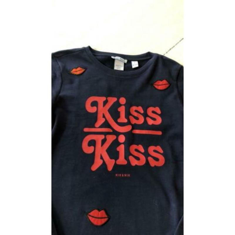 Sweet donkerblauw jurkje van Nik&Nik by Nikkie, nieuwstaat!