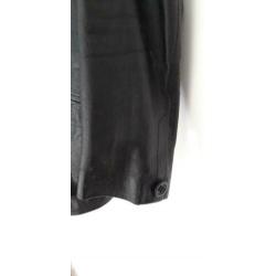 Leren colbert jack jas jacket, zwart mt 52 vintage slim fit