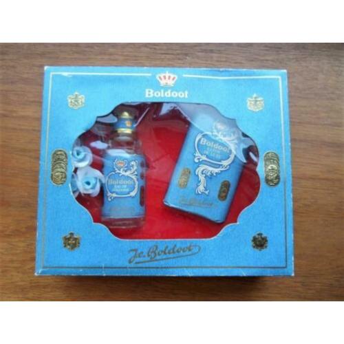 Boldoot oude geschenkverpakking. Zeep en eau de cologne
