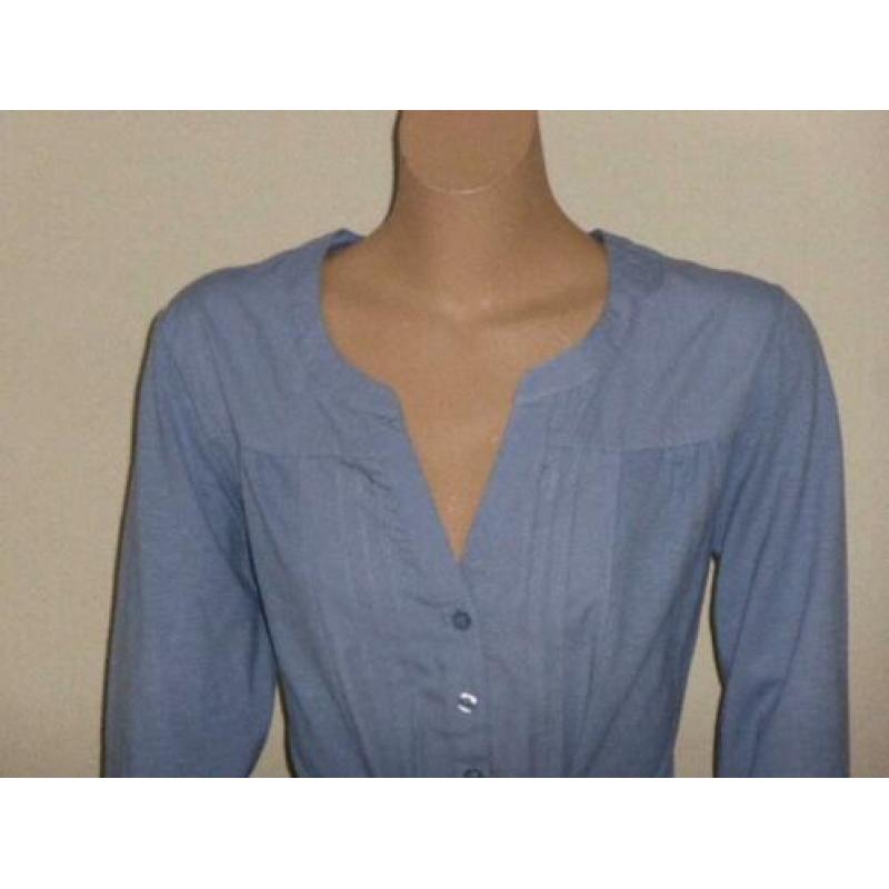 Liberty island nieuw lange bauwe blouse mt. L