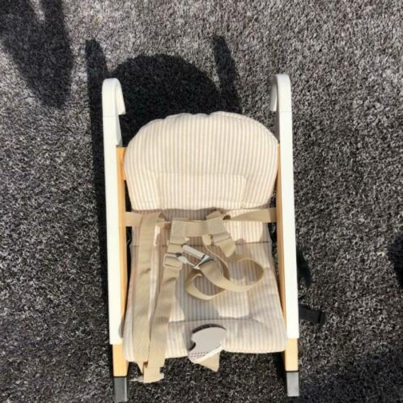 Houten stoelverhoger Handysitt van Stokke incl zitkussentje