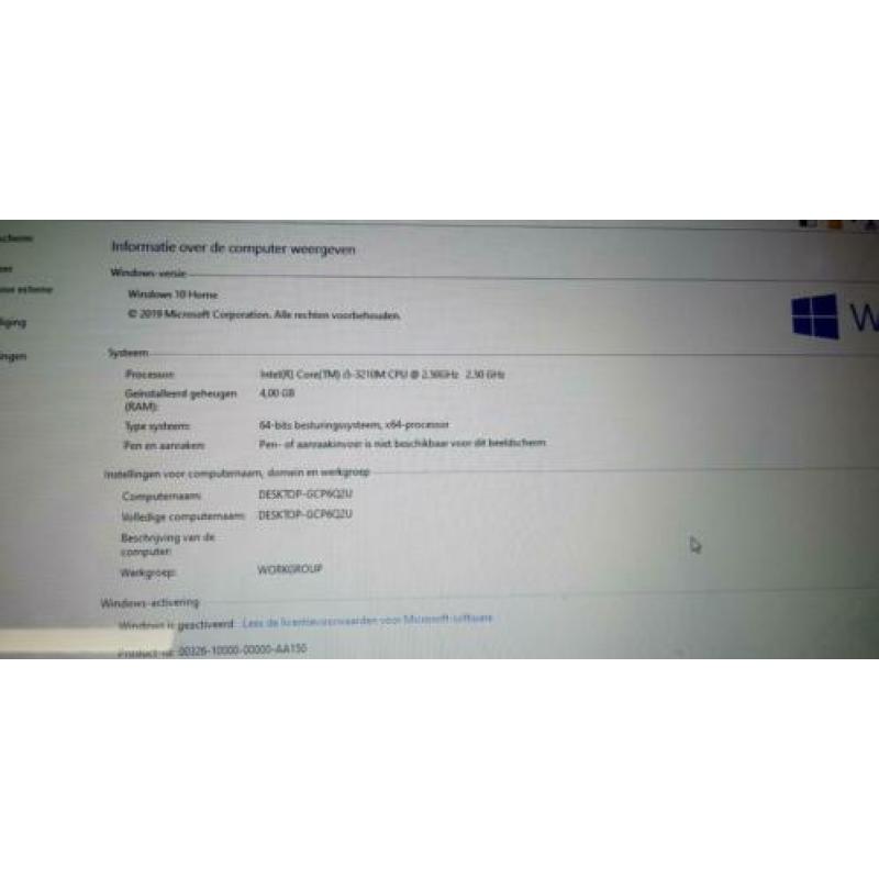 Laptop 15.6/i5/240gbssd/4gb/win10 hp g6-2104sd