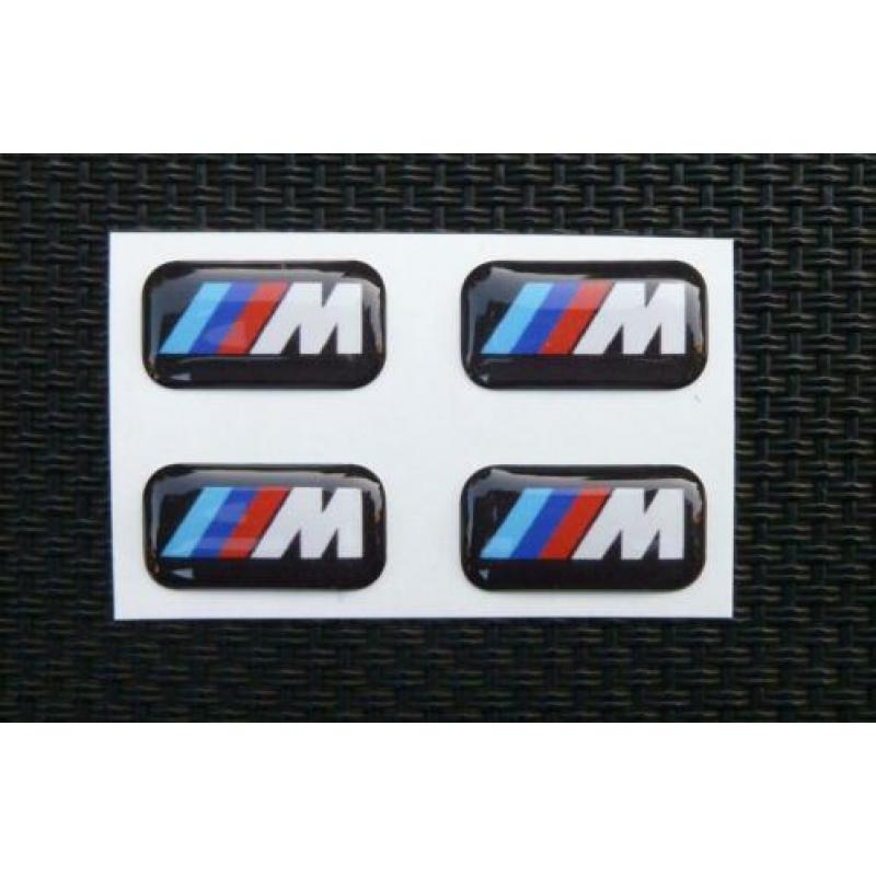 set BMW M tech logo embleem stickers BMW sticker M5 M4 M3