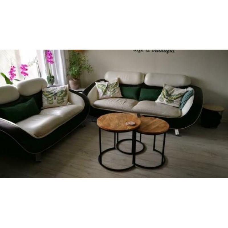 Bankstel. Tetro zwart wit