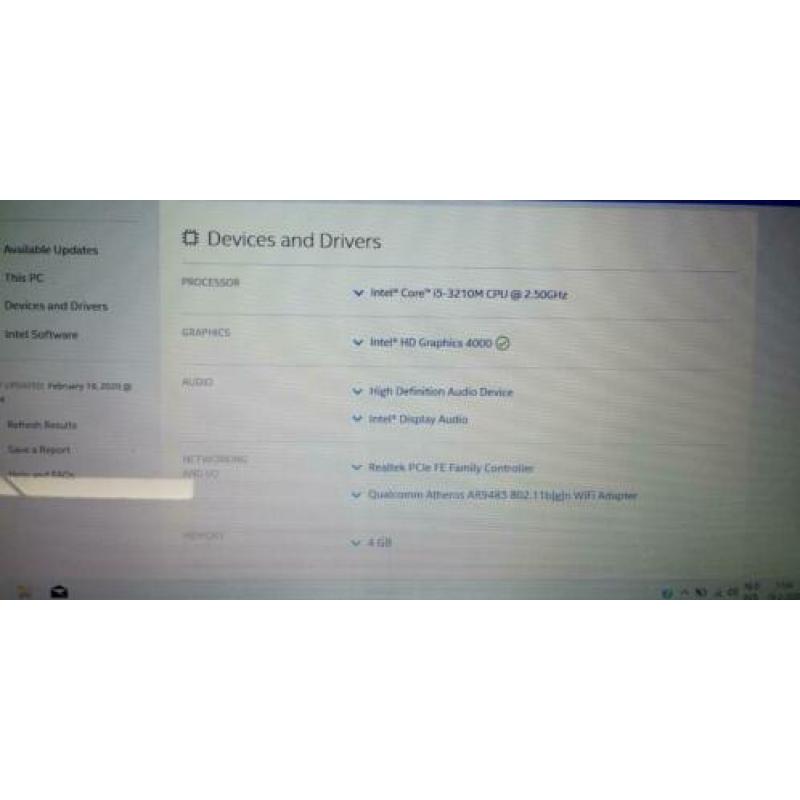 Laptop 15.6/i5/240gbssd/4gb/win10 hp g6-2104sd