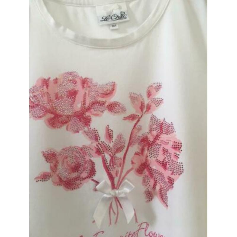 Le Chic wit T-shirt maat 158/164 zgan