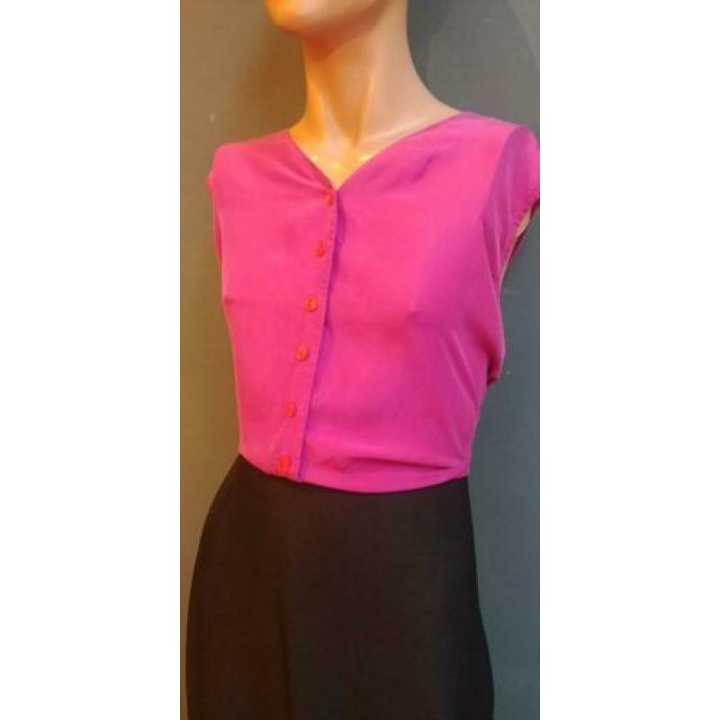 Vintage blouse (90s) van zijde ( MT L)